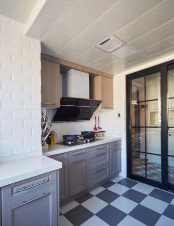 厨房别再装推拉门了，现在流行这种子母门，美观大方还隔油烟！