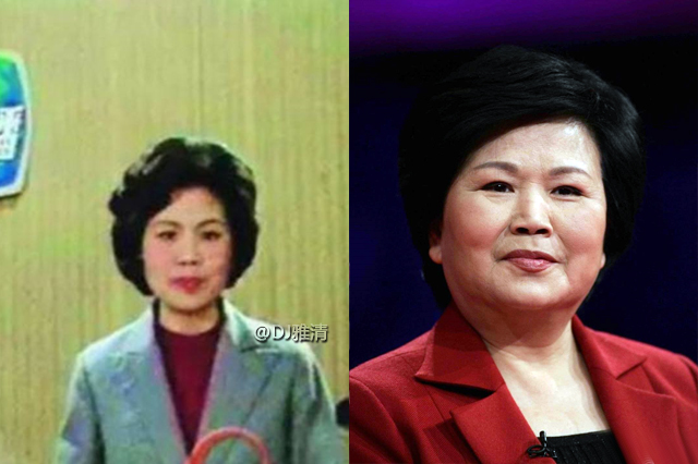 历年央视主持人照片,八十年代央视主持人名单