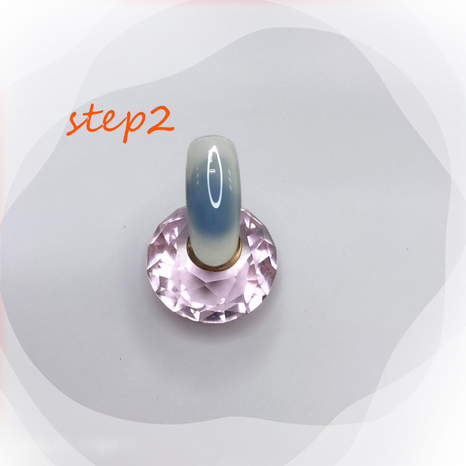 超简单美甲晕染教程,简单又好看的单色美甲教程