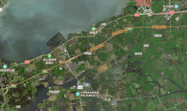 上海规划淀山湖新区,上海环淀山湖区