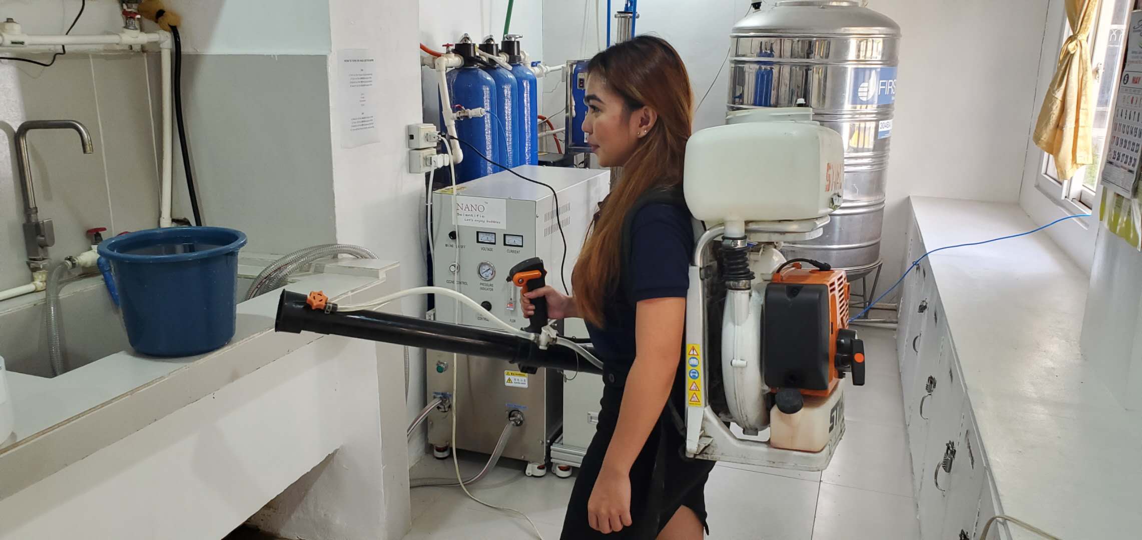 重金购置消杀机，保障菲律宾外教安全，这样有爱的学校，爱了