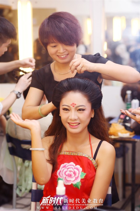 广州新时代化妆学校,新时代美容美发化妆学校江门校区