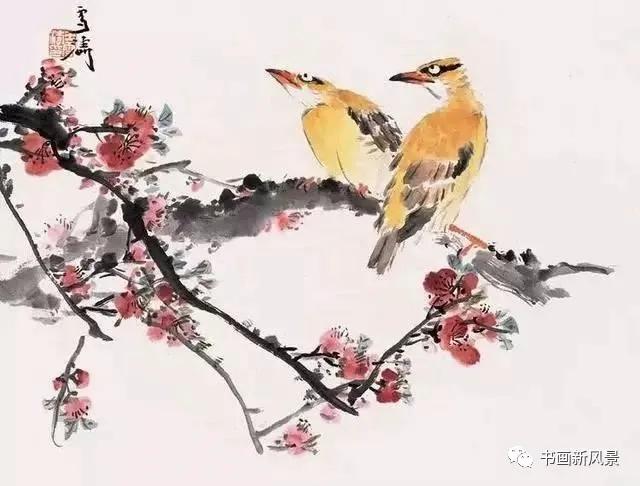 王雪涛画戴胜鸟,王雪涛画的小鸟图片