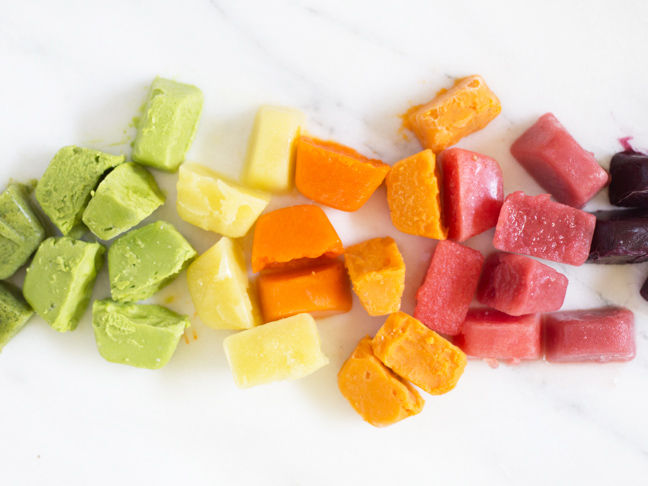 6-12个月母乳辅食时间表,婴儿练习辅食勺6-12个月