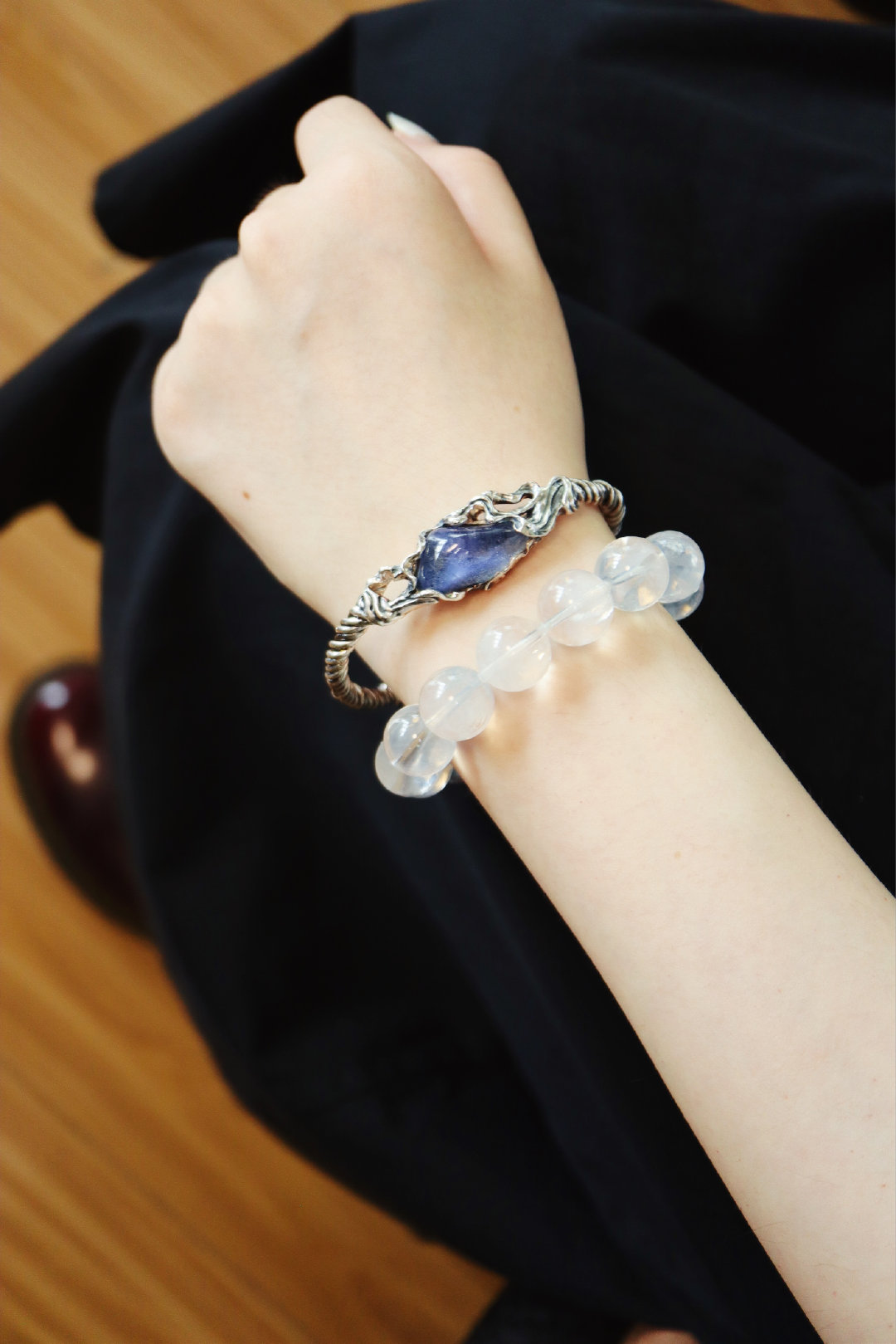 晶石发晶,五彩晶石发晶