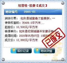 楼面价8246元开盘多少钱,楼面价5200多商住地