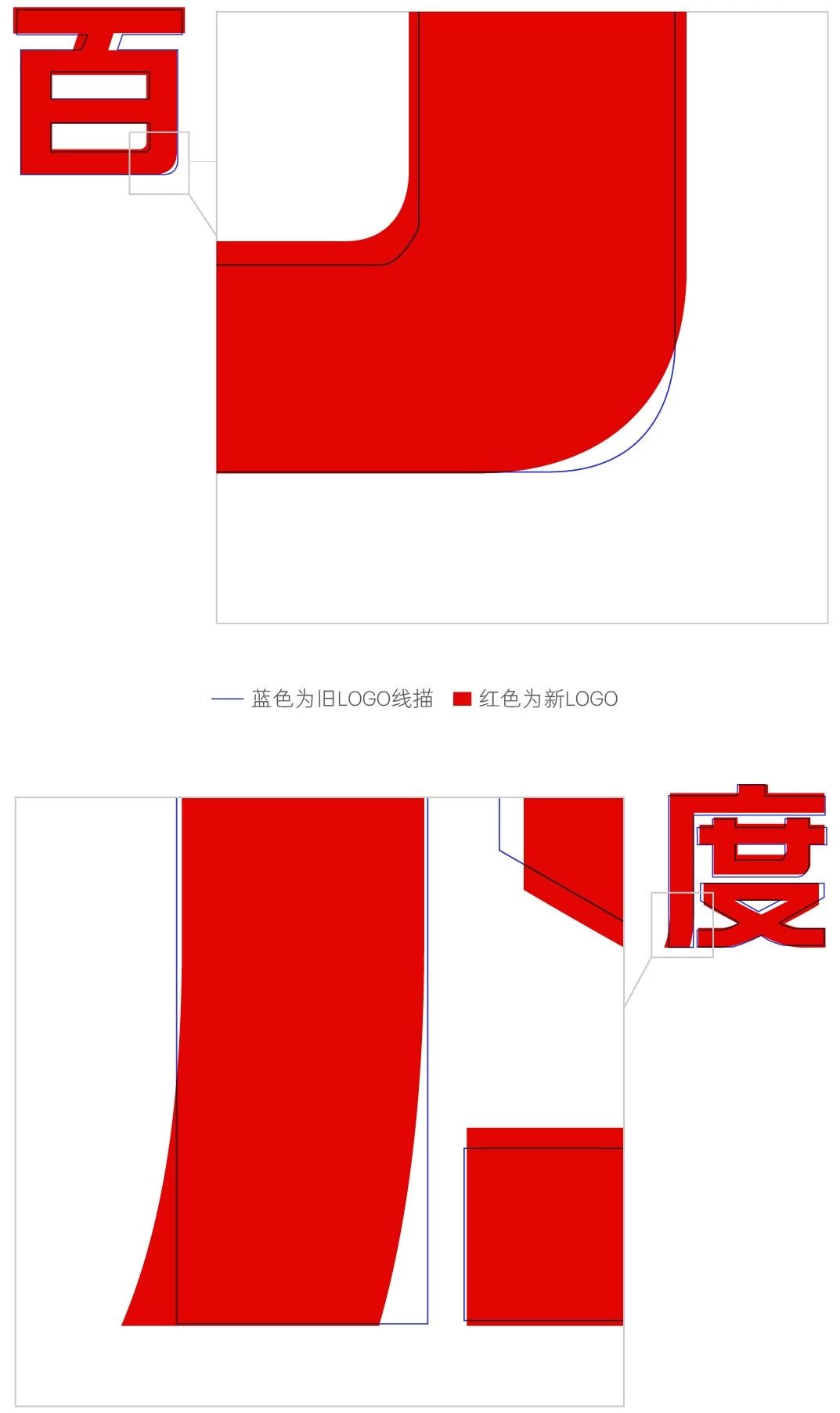 百度新旧logo变化,百度logo前后对比