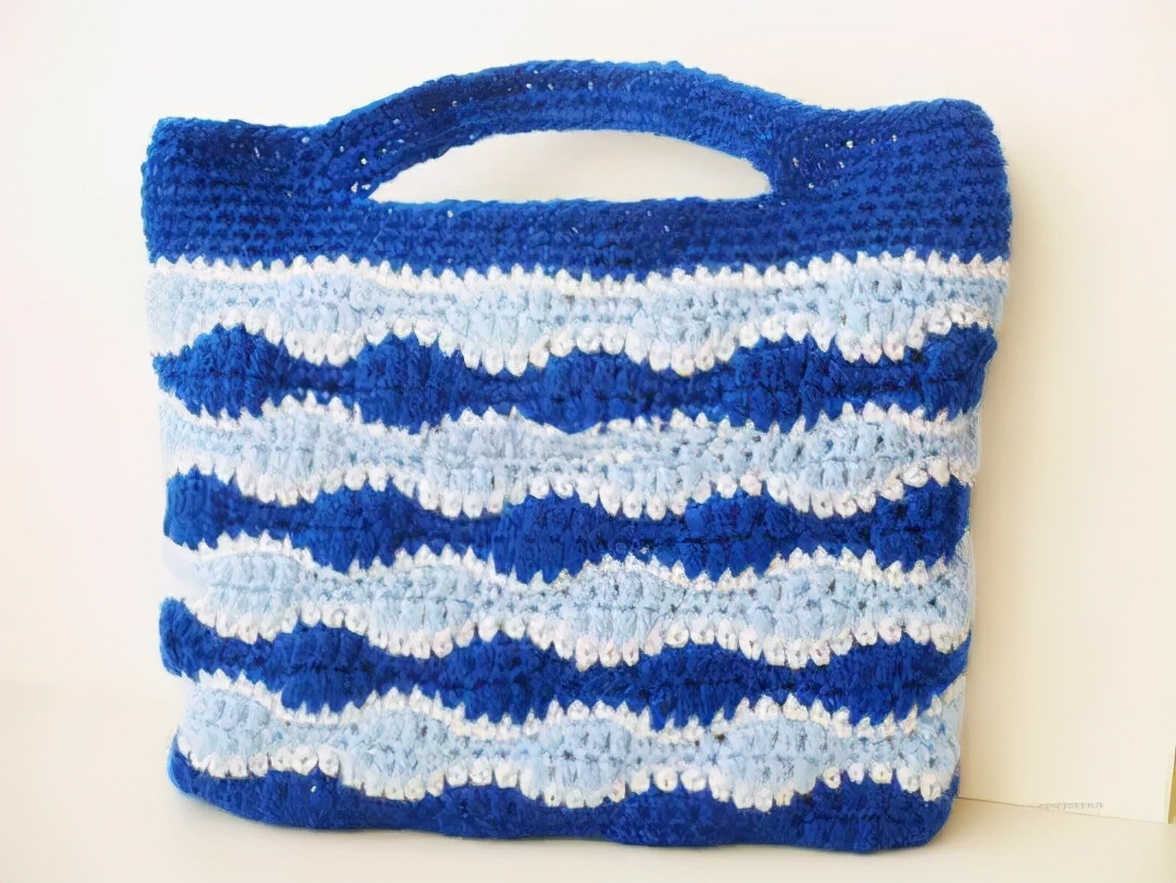 钩针手提袋编织教程,钩针编织手提袋教程