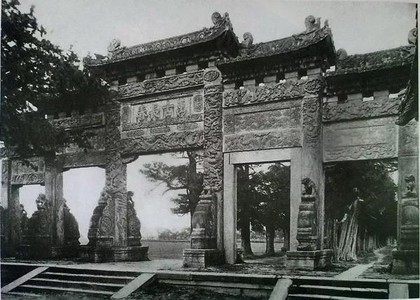 100年前中国风景建筑老照片,两亿多年前的景观