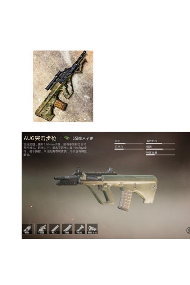 和平精英枪械与真实枪械,和平精英射手步枪和突击步枪区别