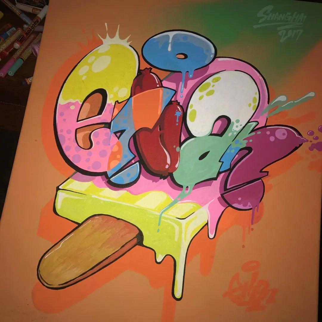 跨界首秀！街头涂鸦x花艺装置艺术，打造全球最IN潮流现场