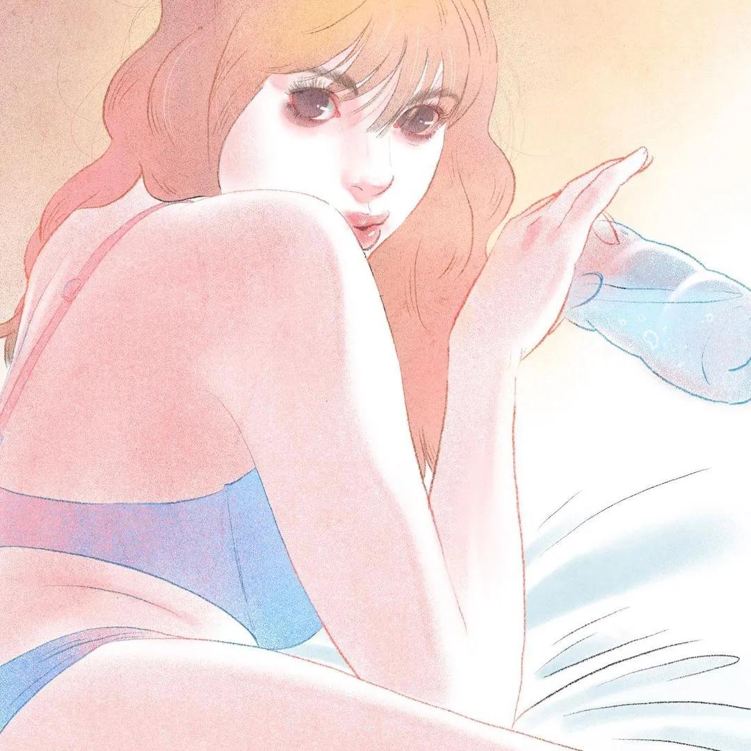 虐哭！韩国小伙用插画撩拨10万粉丝，网友：“这波狗粮”真酸啊