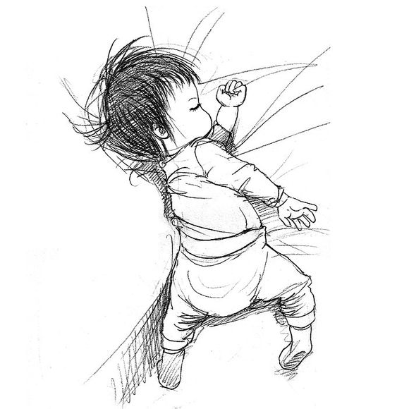 「可还记得」木朵儿爸爸给女儿画过的百睡图