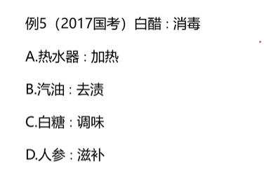 类比推理的五个关系,类比推理的常识积累