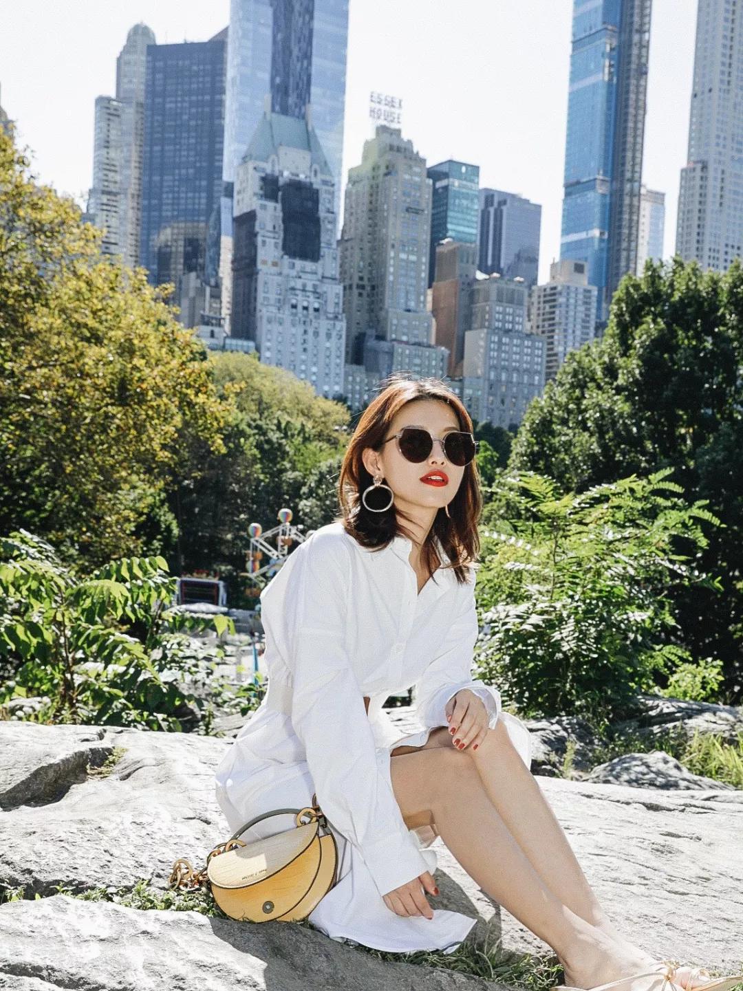 如何正确搭配显高又显瘦春游穿搭,一身非常时尚的穿搭既显高又显瘦