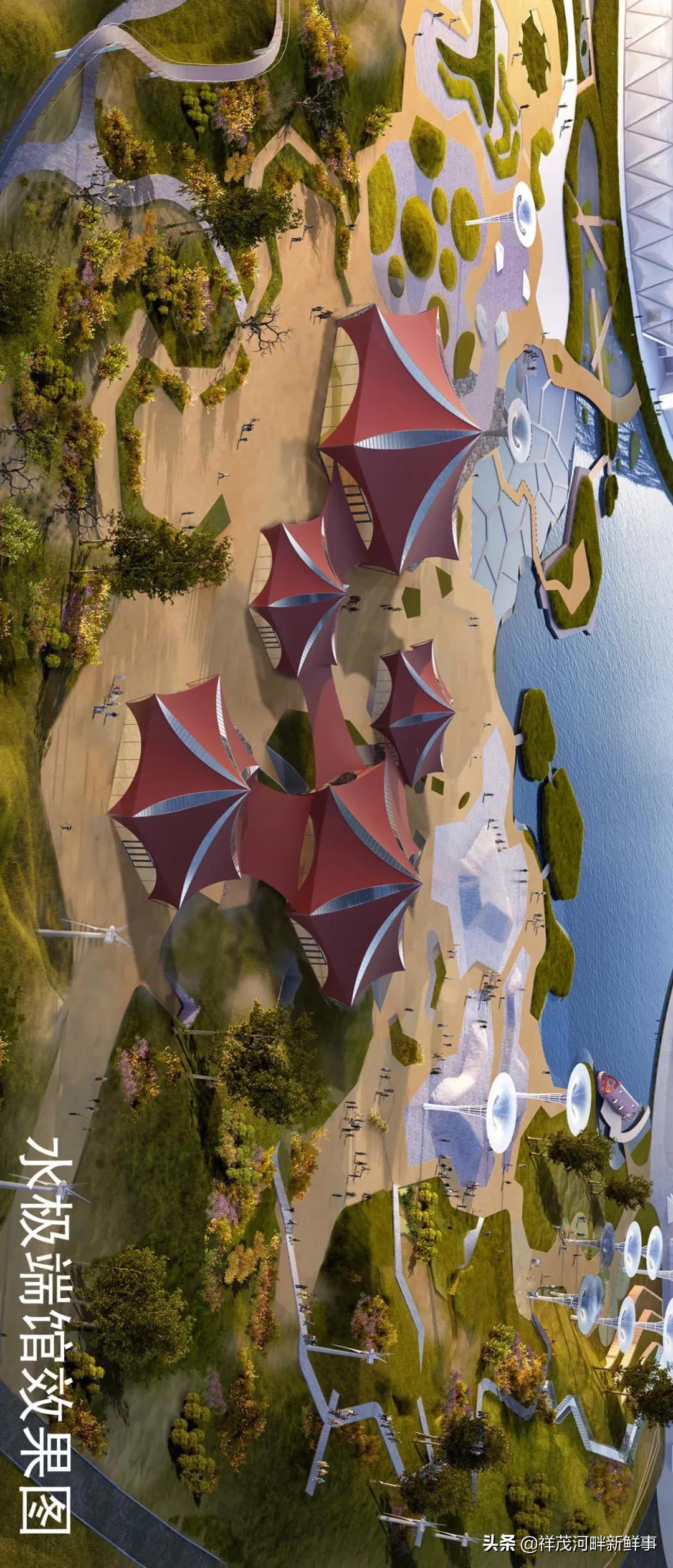 东方伊甸园建成效果,东方伊甸园鸟瞰图