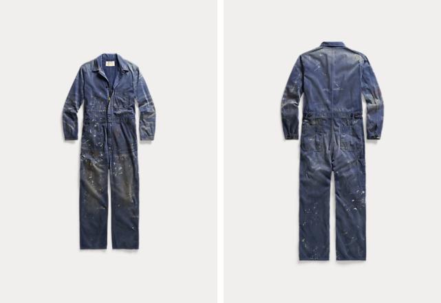 拉尔夫·劳伦5千工装连体裤，做旧逼真，网友：穿上像被生活所迫