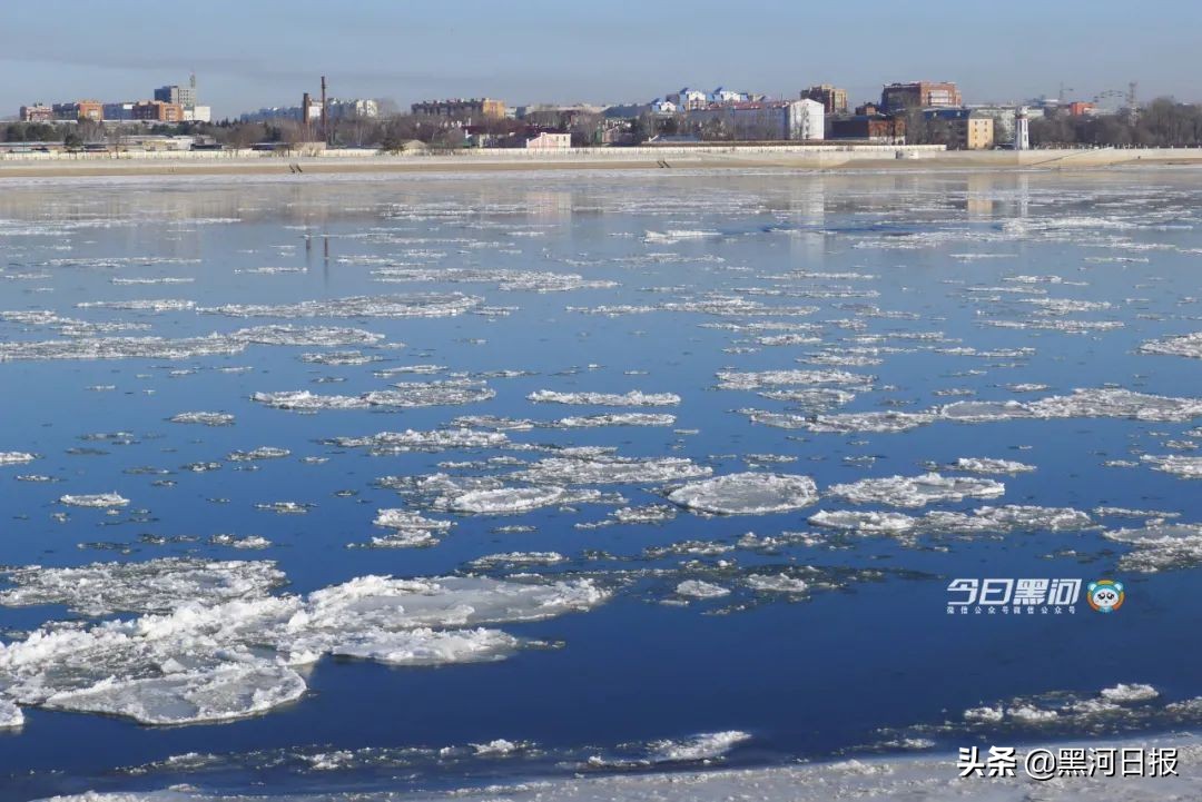 立冬，黑河跑冰排了！这次，我欠它一次“约会”