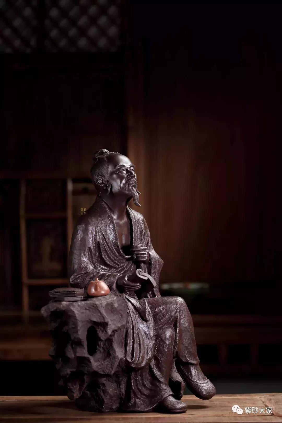 紫砂臻品——王志刚《茶圣•陆羽》第十四届制陶大赛一等奖作品