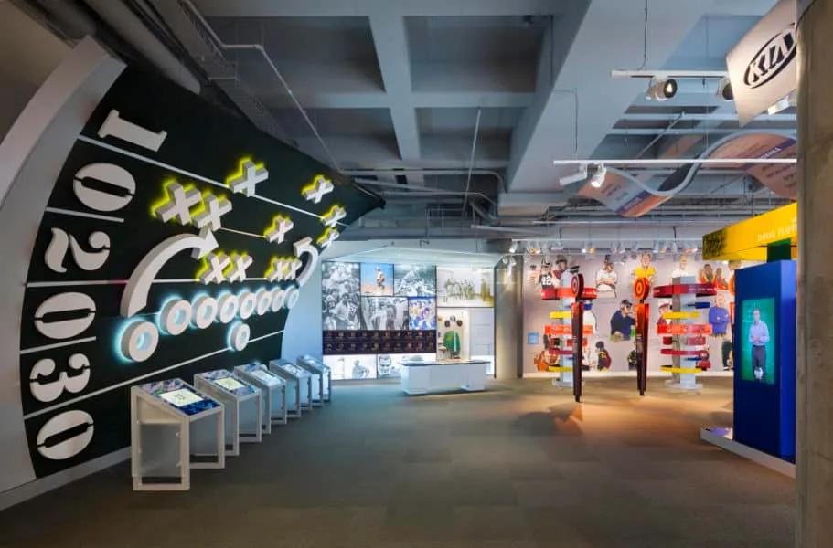 亚特兰大大学足球名人堂博物馆｜开创性的运动体验