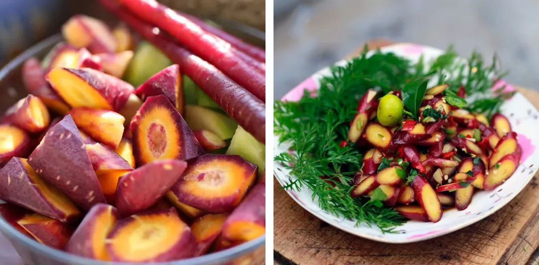 花青素甜脆萝卜,维c含量高的野果