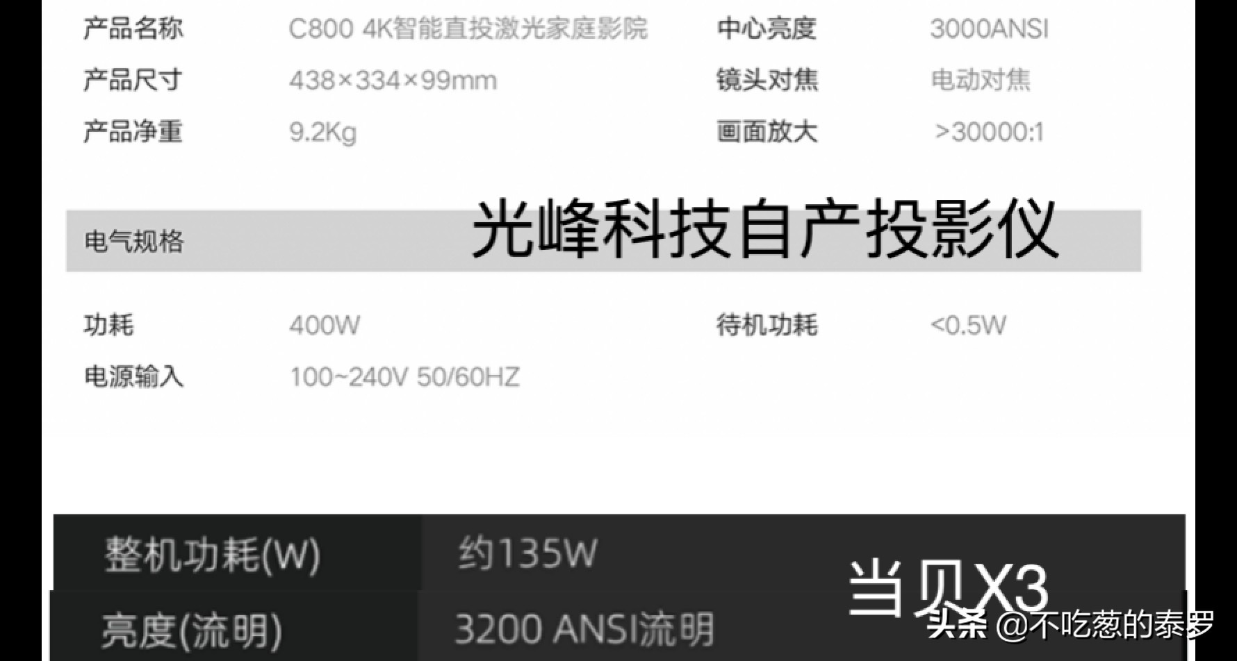 当贝x3对比坚果j10s和极米h5,当贝x30坚果j10