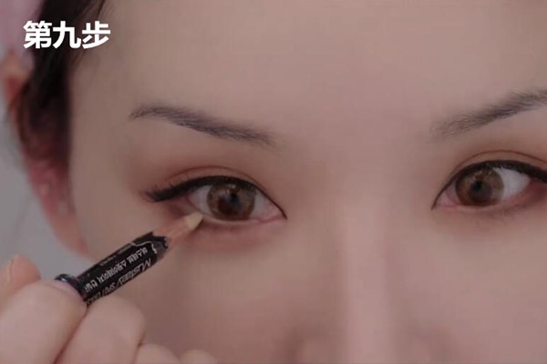 日系大眼萌妆简单画法,画大眼妆教程新手必学