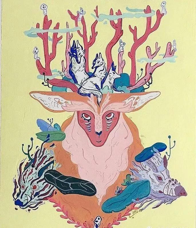 全球50位艺术家致敬宫崎骏作品