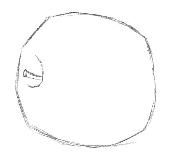 素描静物步骤及画法简单,素描静物不锈钢电水壶结构素描