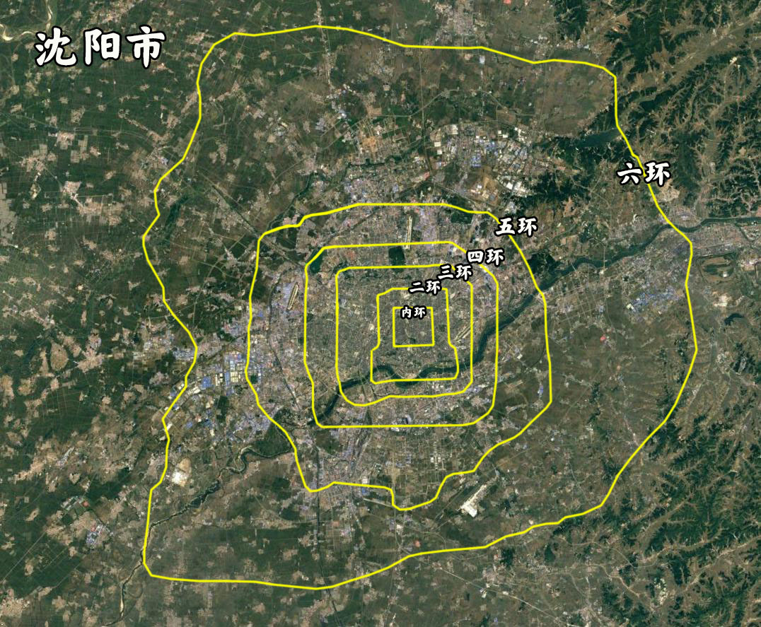 同比例面积城市对比,北京五环图对比各大城市