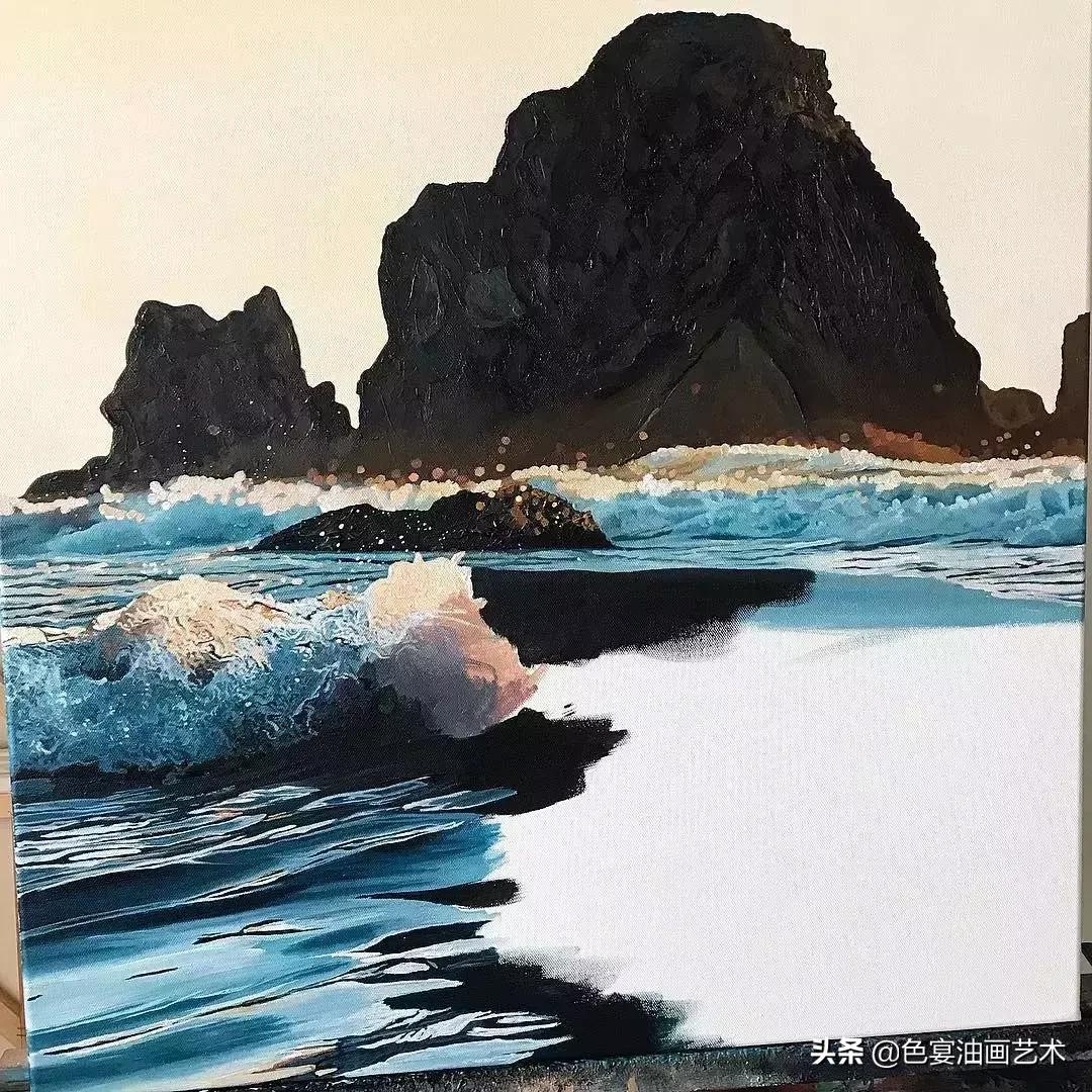 用最简单的画笔，画出绝美的大海