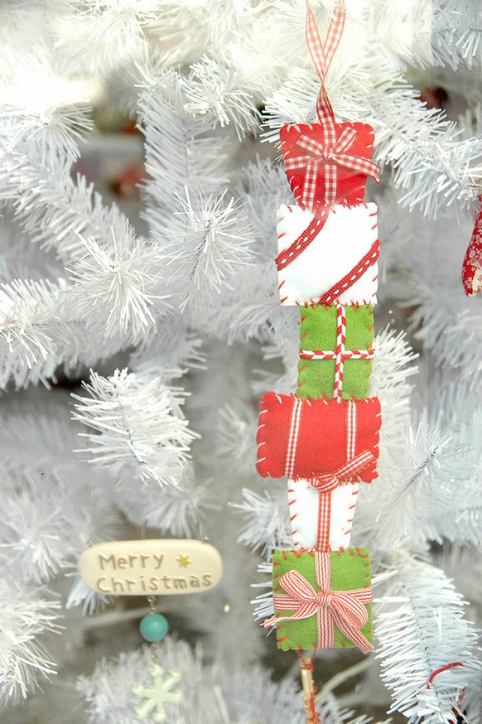 圣诞手工diy材料包教程,圣诞手工diy编织小饰品