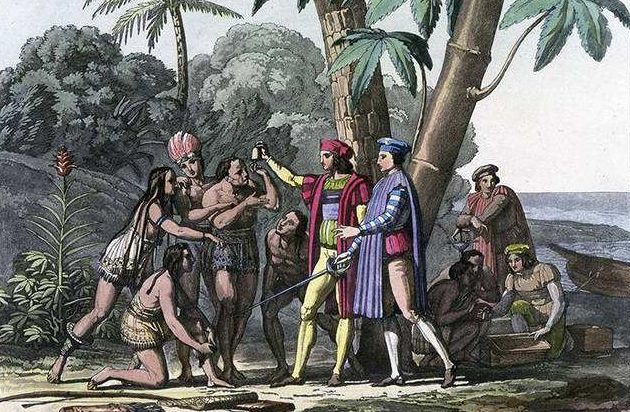 西葡两国为海上探索起争端，不靠谱信息误导哥伦布，绝望行驶70天