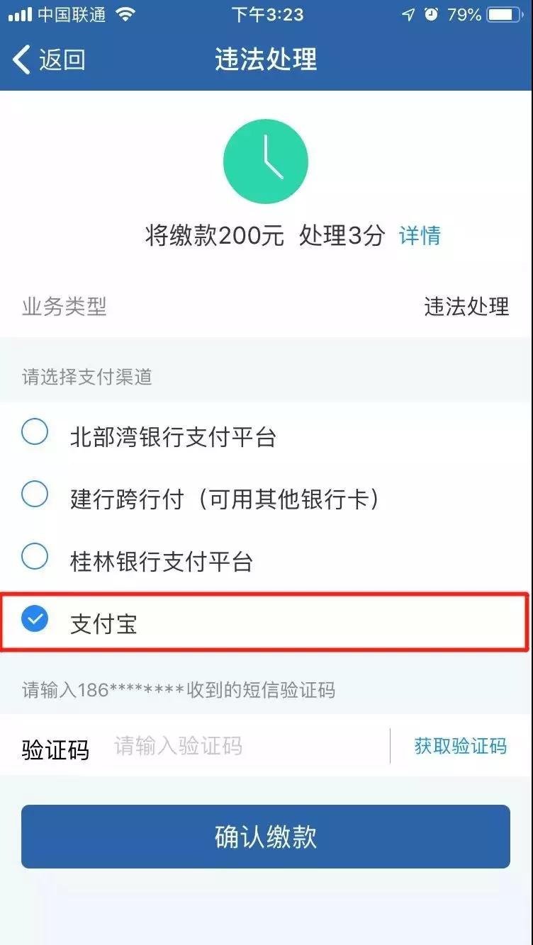 交通违法互联网自助罚缴平台,北海交通违法网上办