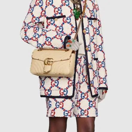 萌炸了!Gucci马卡龙系列GGMarmont向你丢了一颗糖果