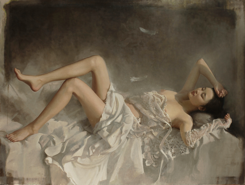 艺术名家郭北平油画肖像作品欣赏,当代名家油画图片大全