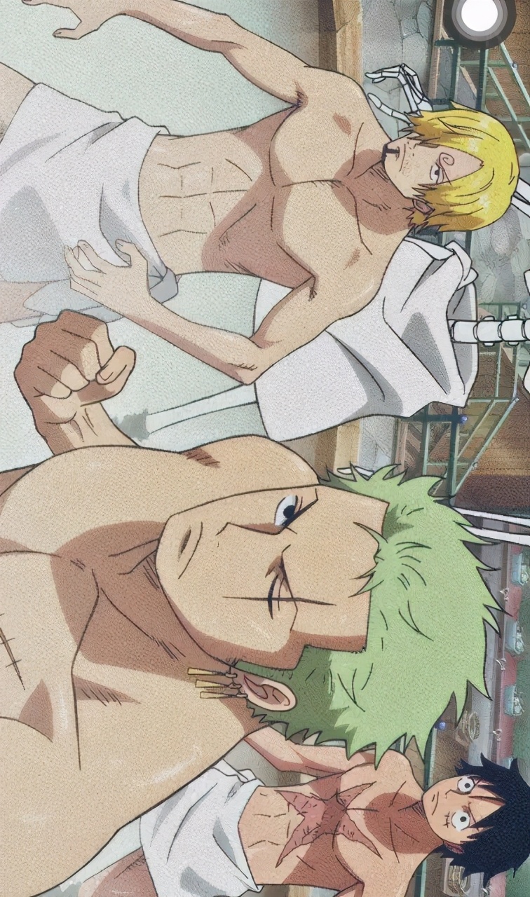 海贼王草帽海贼团成员穿古装壁纸,海贼王路飞超清壁纸4k全面屏