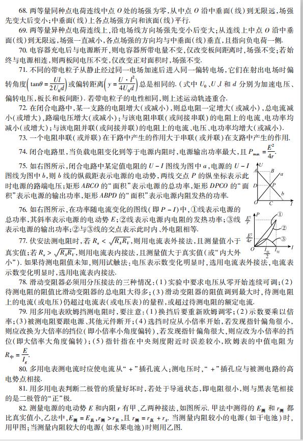 高中物理必考的398道题,高中物理60道必做题