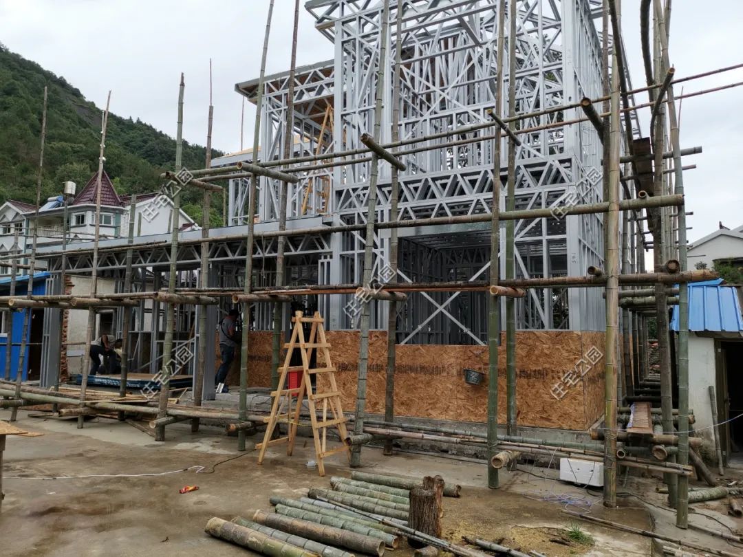 新农村建设首选轻钢别墅,轻钢别墅农村给建吗