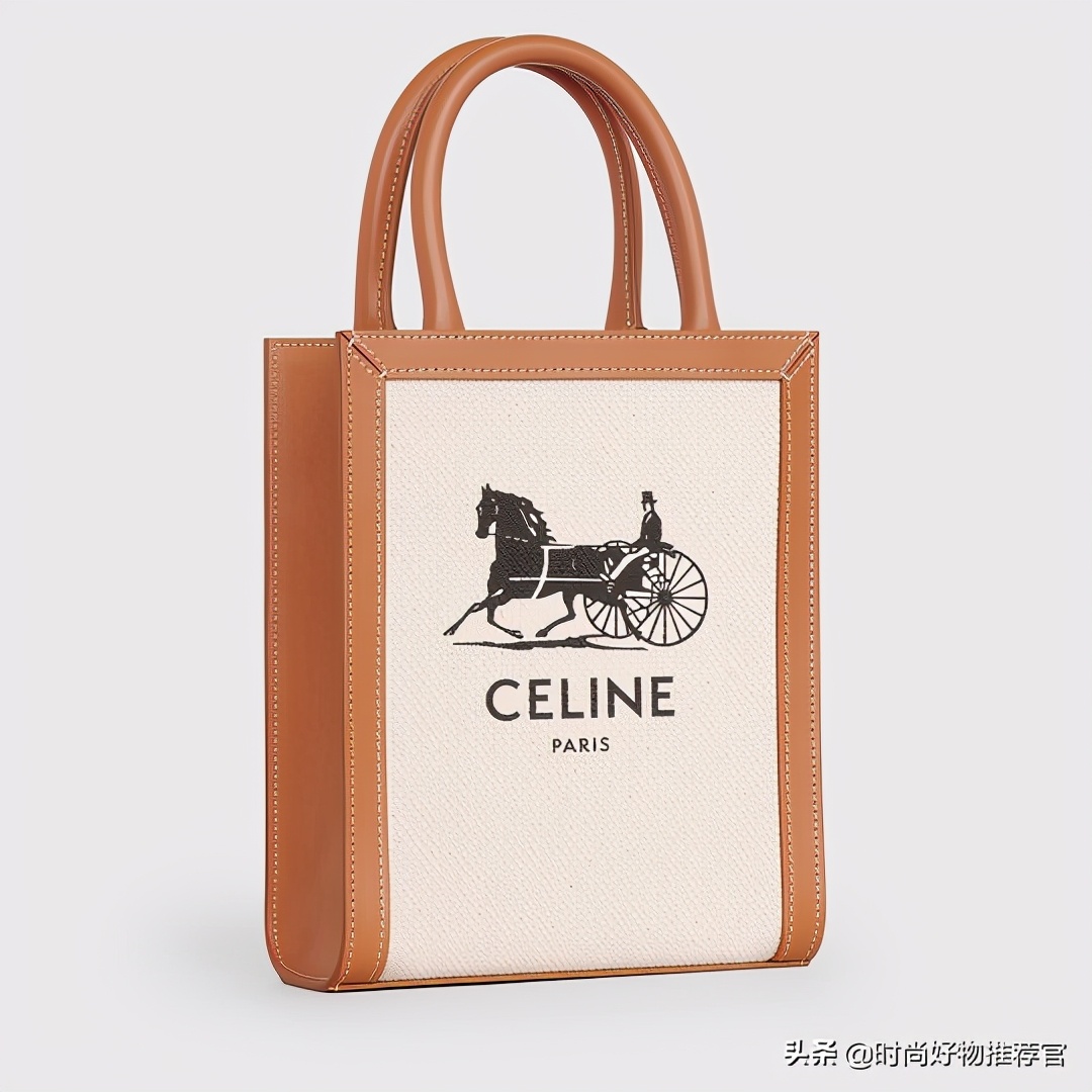 celine标志印花横款手袋,celine新款牛皮革手袋