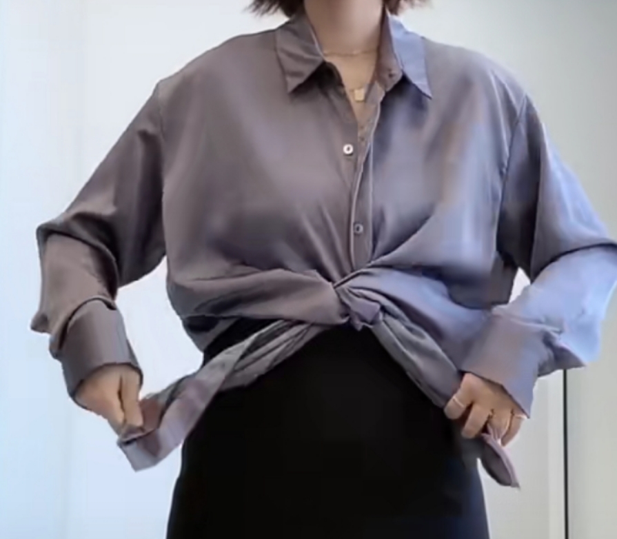 衬衫休闲穿法扣子系法,衬衫不规则扣法