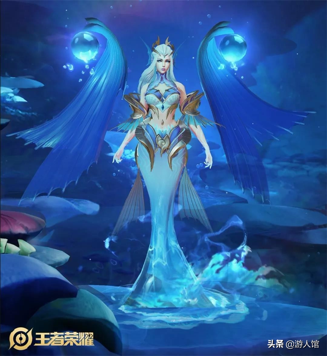 武则天海洋之心优化特效,王者荣耀武则天海洋之心大招五杀