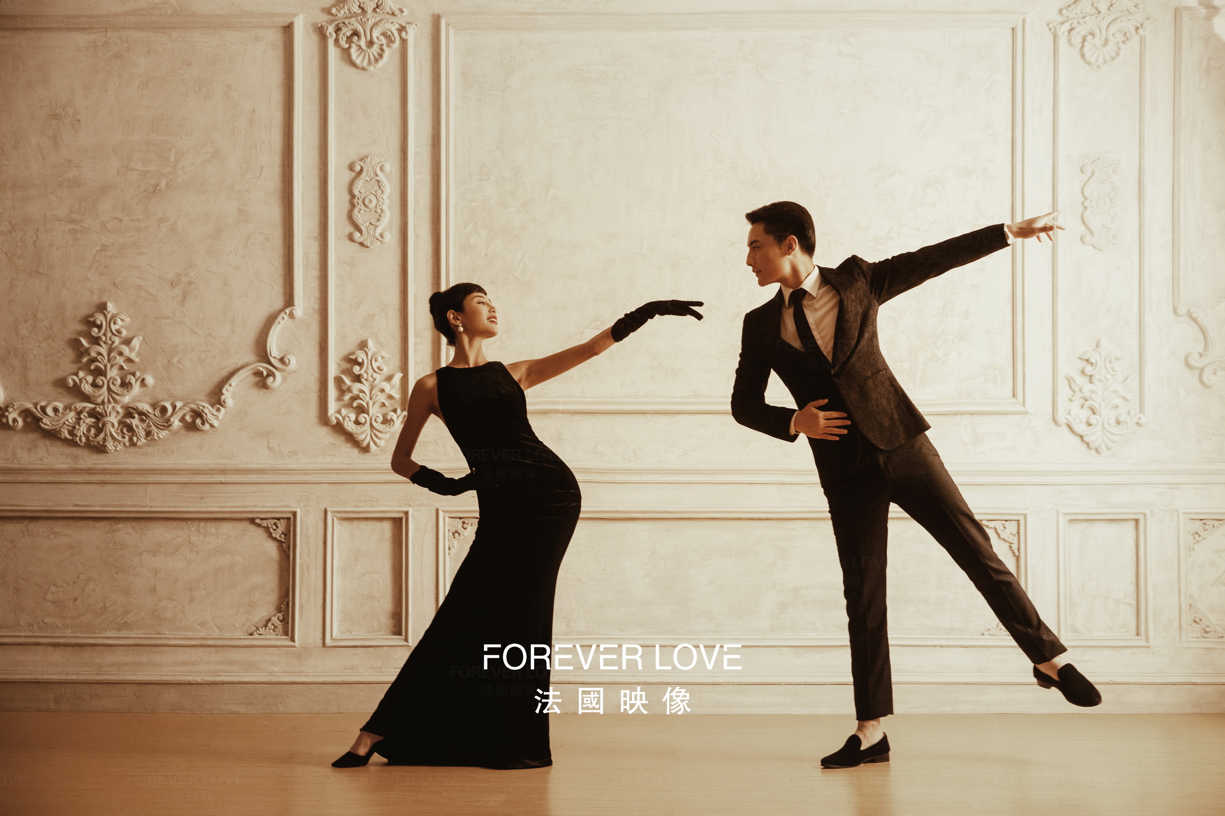 法式文艺浪漫复古风格婚纱照,法式复古风婚纱照和大气轻奢风