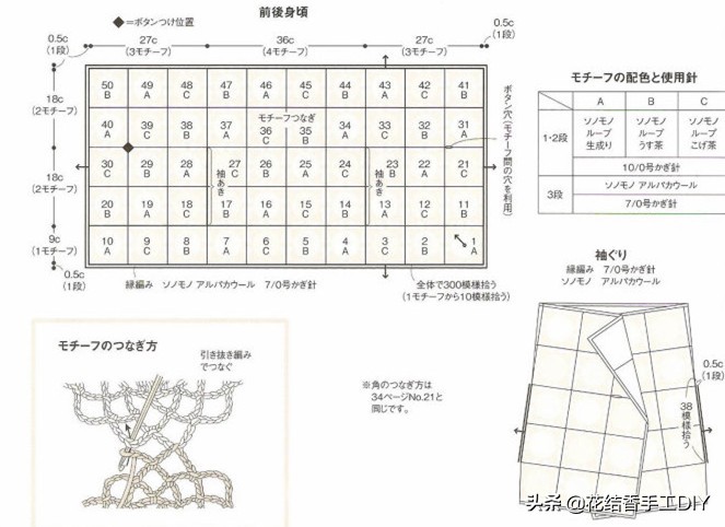 钩毛线饰品教程,毛线饰品的钩织图解