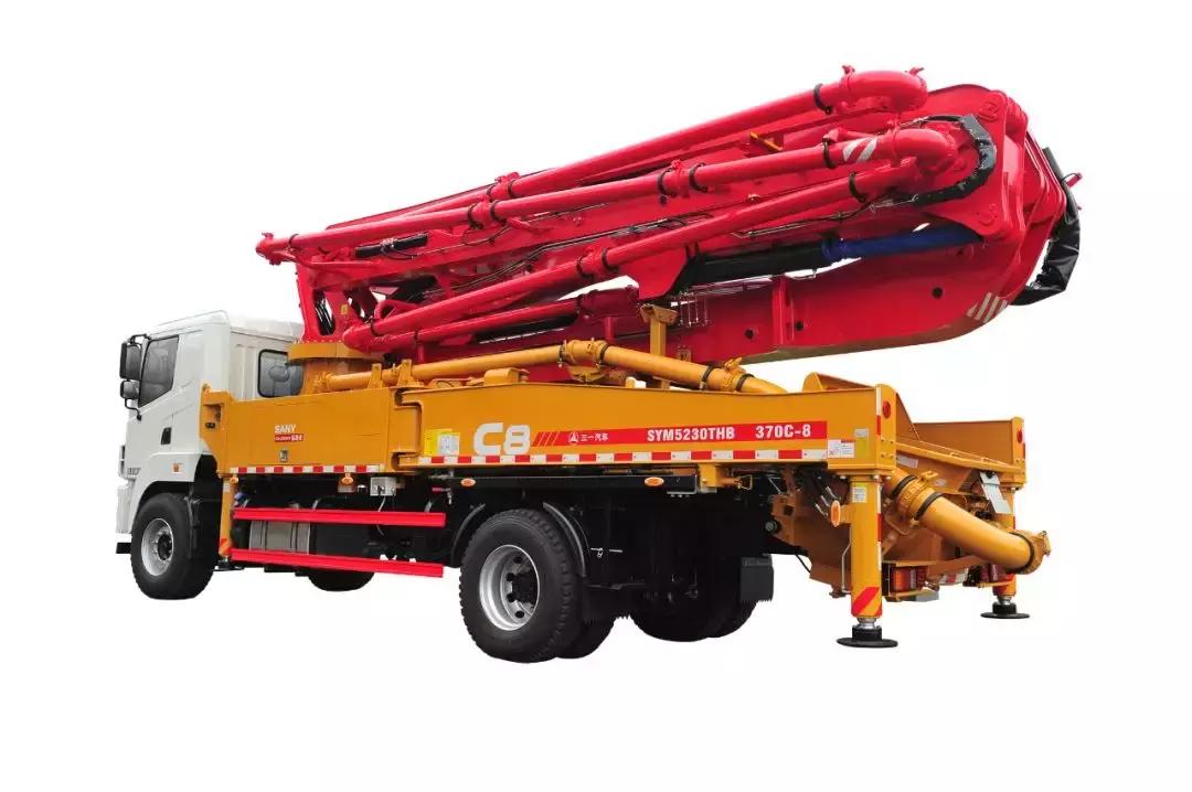 最新款三一39米泵车,三一泵车46米c8和E系列怎么区分