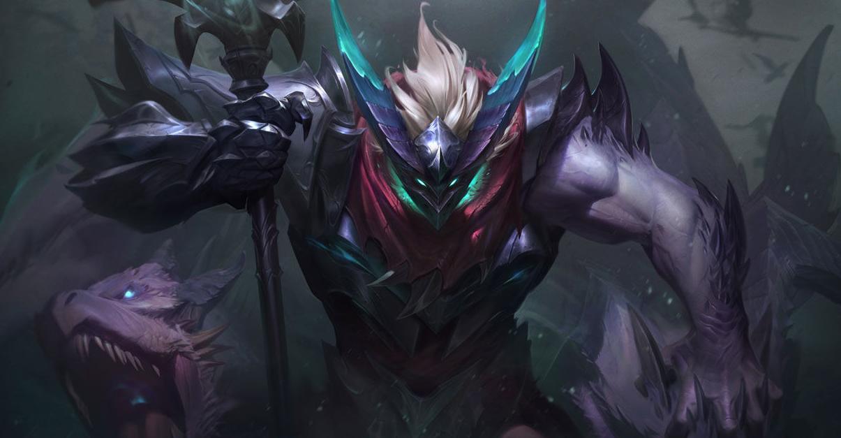 英雄联盟：莫德凯撒皮肤特效重做，五杀摇滚“偷”了地狱狗头音响