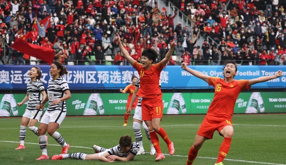 祝贺中国女足挺进东京奥运,中国女足力挽狂澜挺进东京奥运会