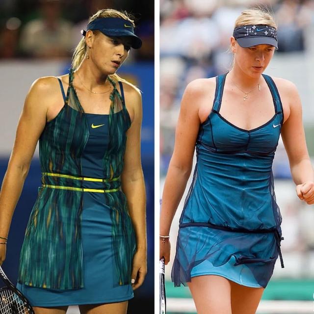 莎拉波娃退役耐克,莎娃网球裙