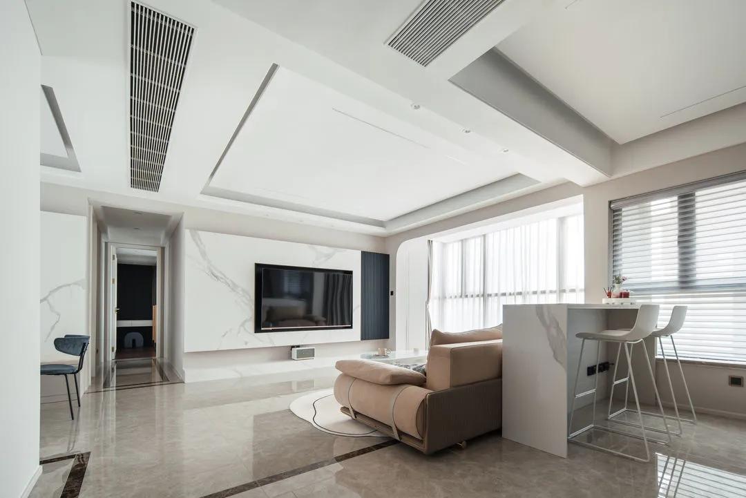 95后小姐姐温暖三居，家里电视背景和餐桌竟然都是悬浮的