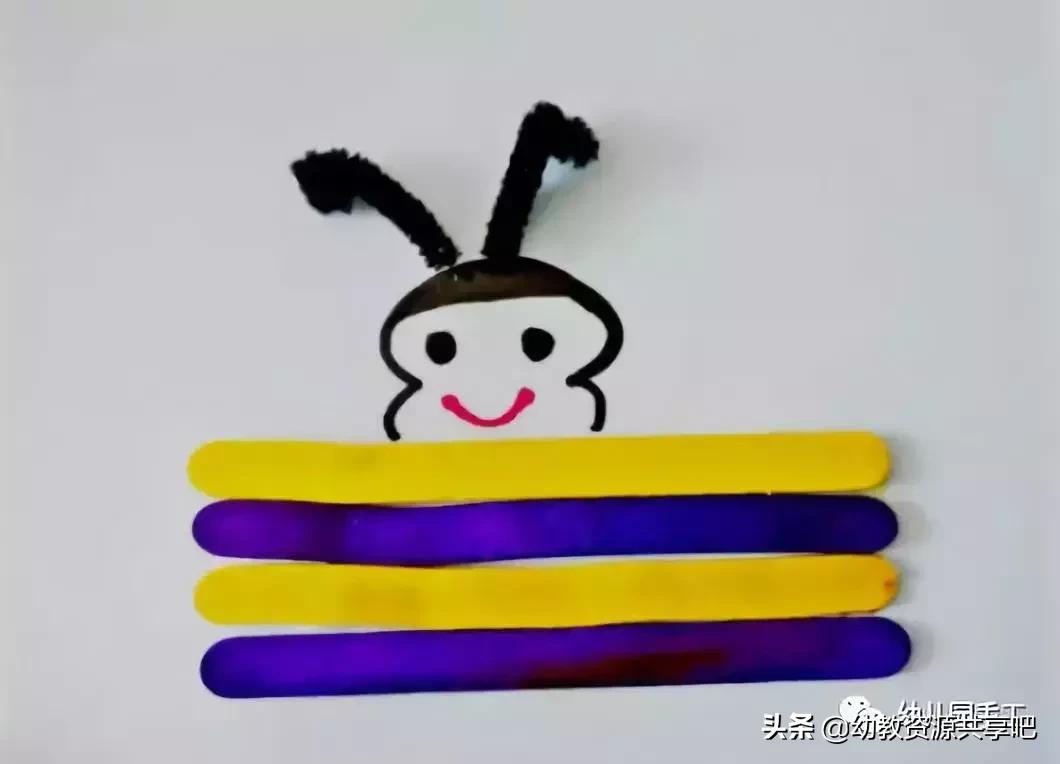 小蜜蜂手工制作可以戴头上的,小蜜蜂手工制作大全图片